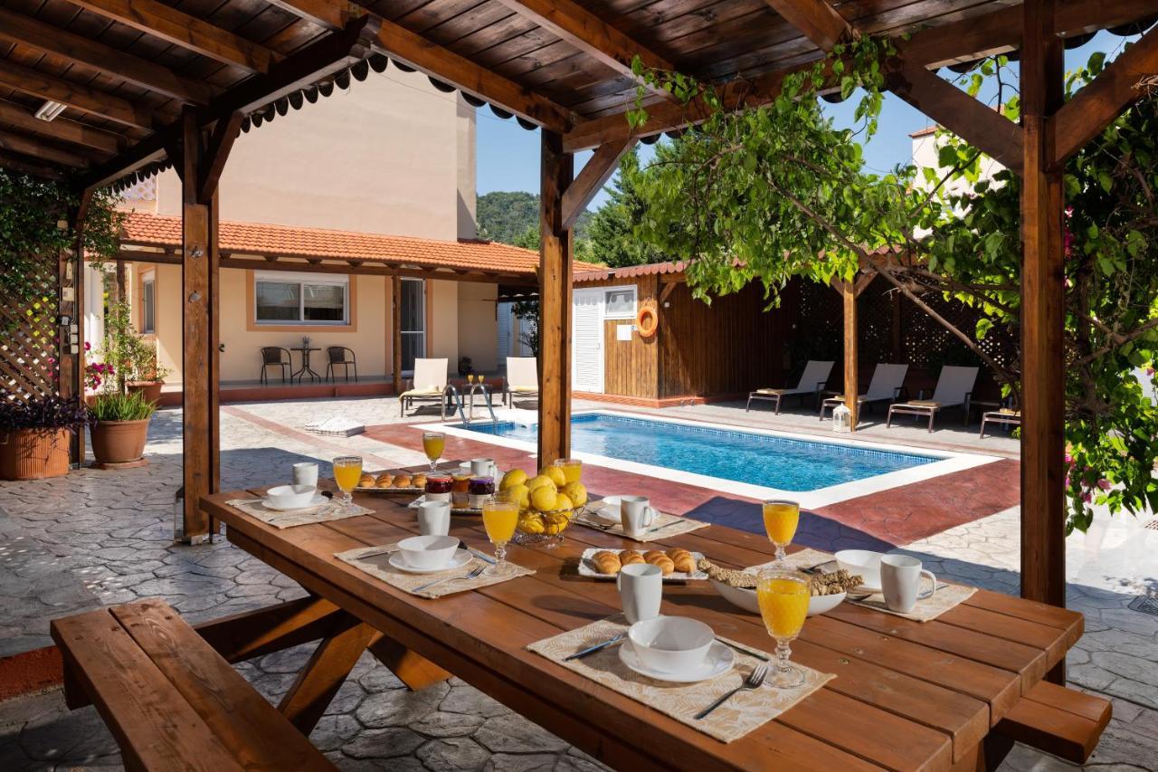 Antico Rosso Villa Ialysos  Exterior foto